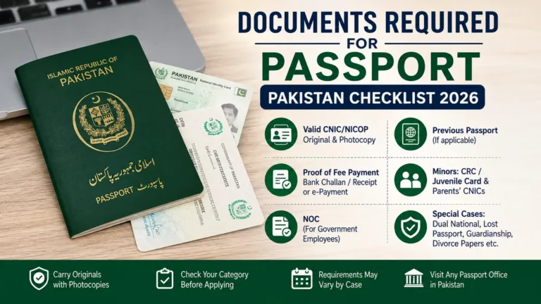 documents required for passport:Checklist 2026