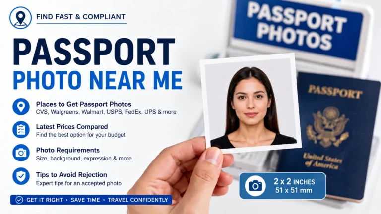 passport photo near me: Places, Costs & Requirements