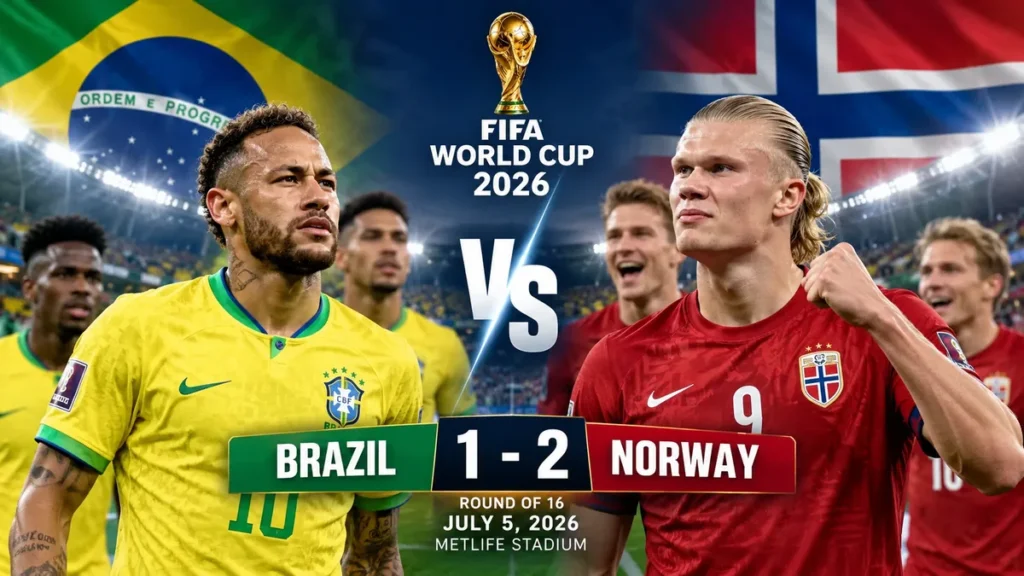 brazil vs norway: 2026 Result, H2H & Match History