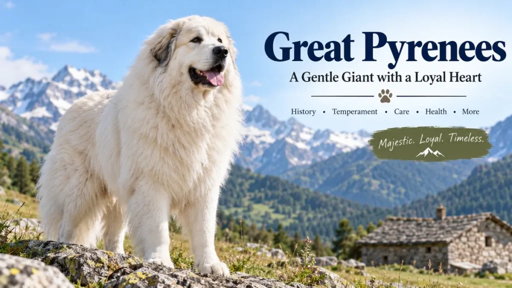 great pyrenees: Temperament, Size, Care & Health