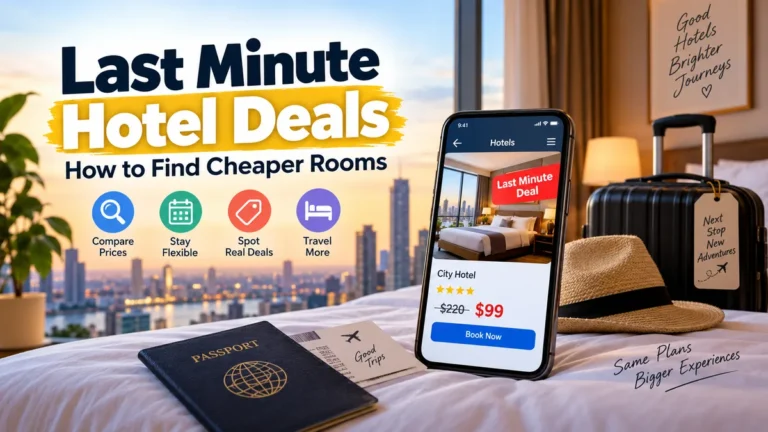 Last Minute Hotel Deals: How to Find Cheaper Rooms