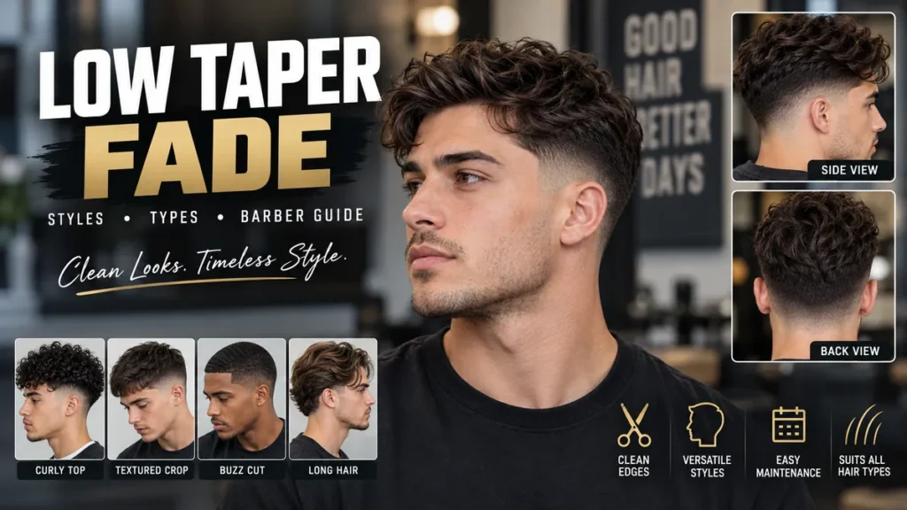 low taper fade: Styles, Types & Barber Guide