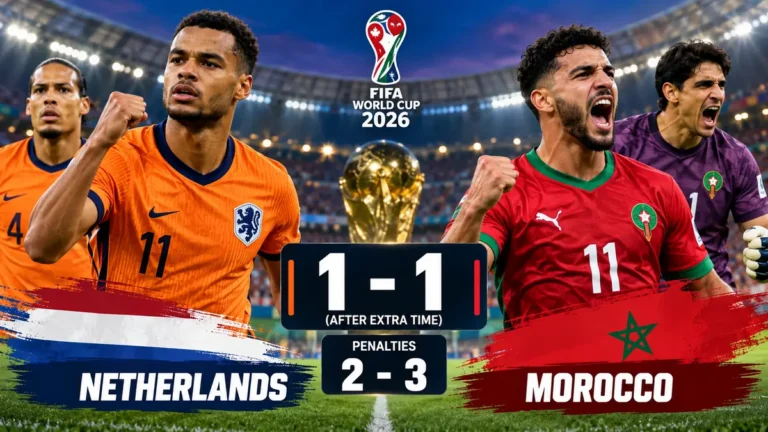 netherlands vs morocco: World Cup 2026 Match Recap