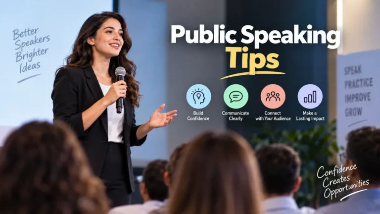 Public Speaking Tips: Speak Clearly and Confidently