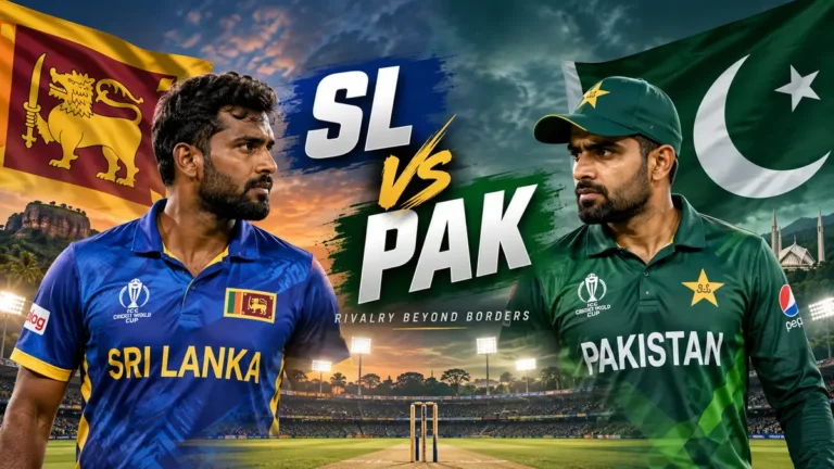 sl vs pak: 2026 Schedule, Results & Head-to-Head