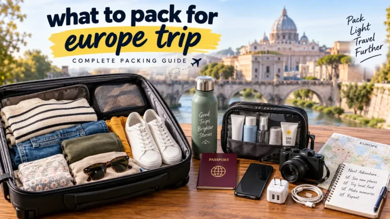 what to pack for europe trip: Complete Packing List
