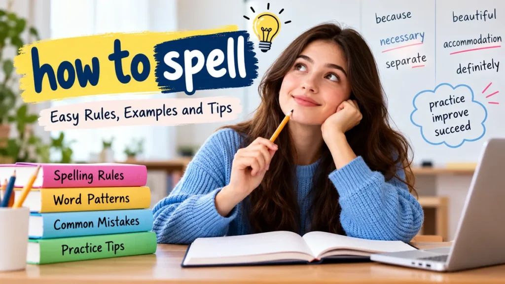 how to spell: Easy Spelling Rules and Tips