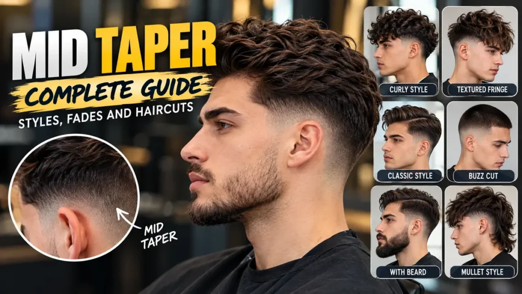 mid taper: Haircut Styles, Types & Barber Guide