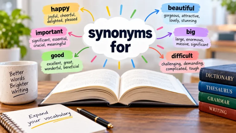 synonyms for: Meaning, Examples & How to Find Them
