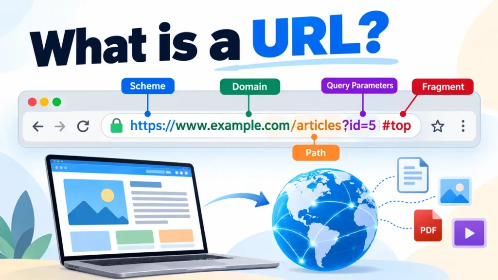 what is a url? Meaning, Parts, Types & Examples